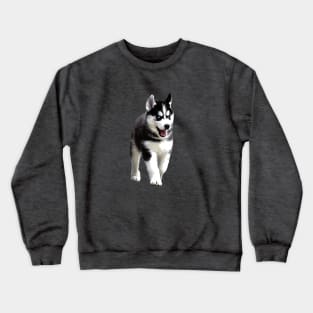 Siberian Husky Puppy Dog Crewneck Sweatshirt